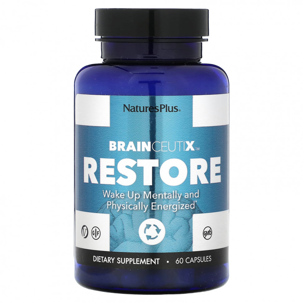 NaturesPlus, BrainCeutix Restore, 60  , IHerb ()  