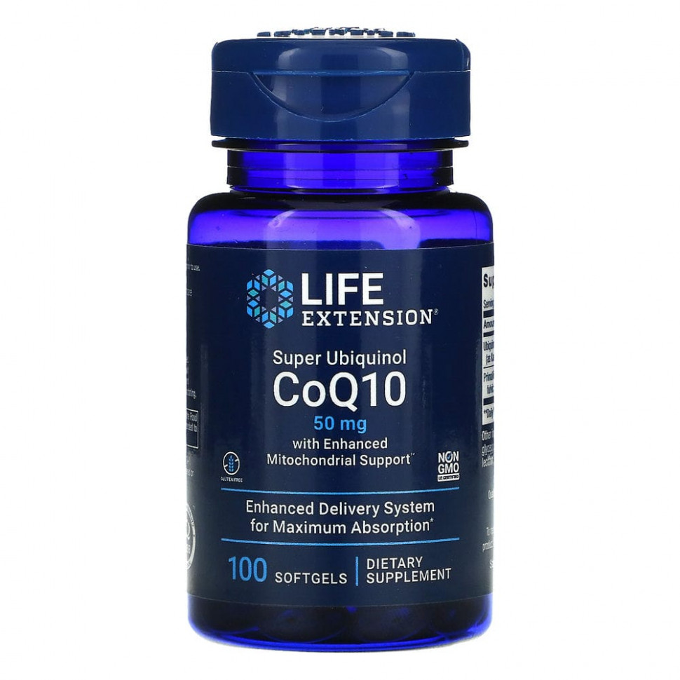   Life Extension, Super Ubiquinol CoQ10    , 50 , 100      -     -,    