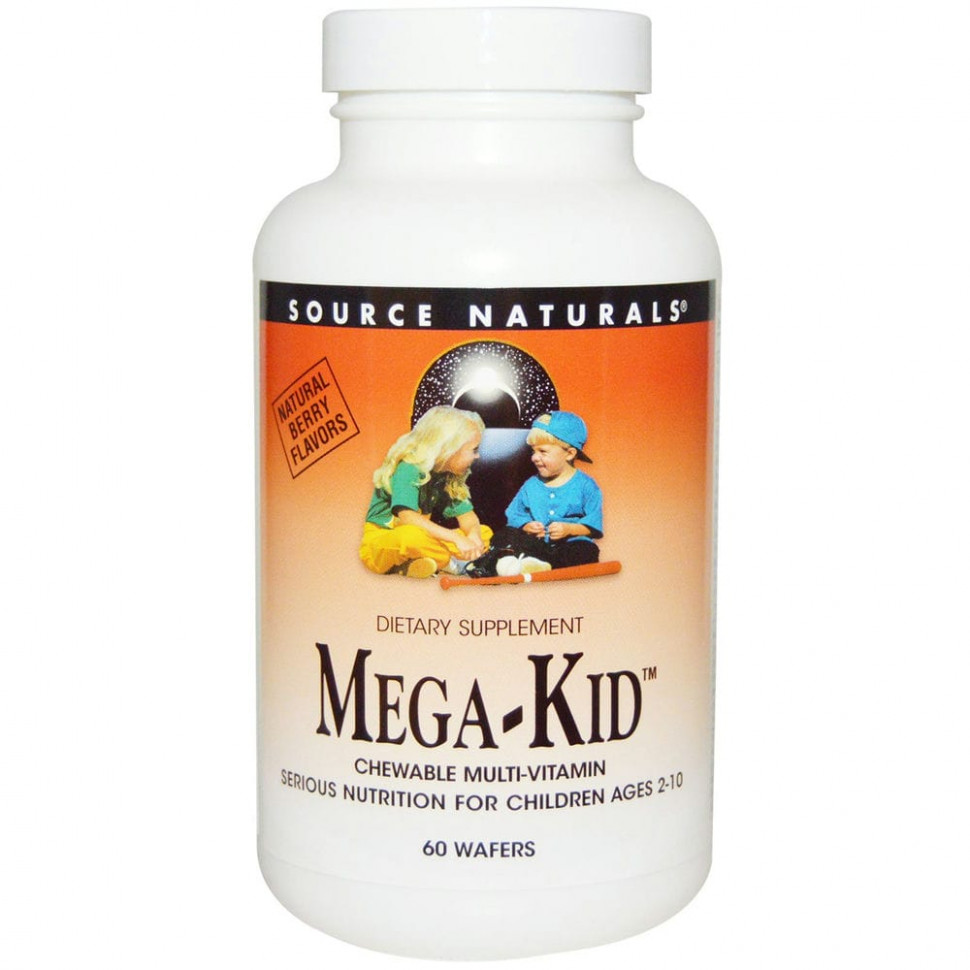   Source Naturals, Mega-Kid,      , 60     -     -,    