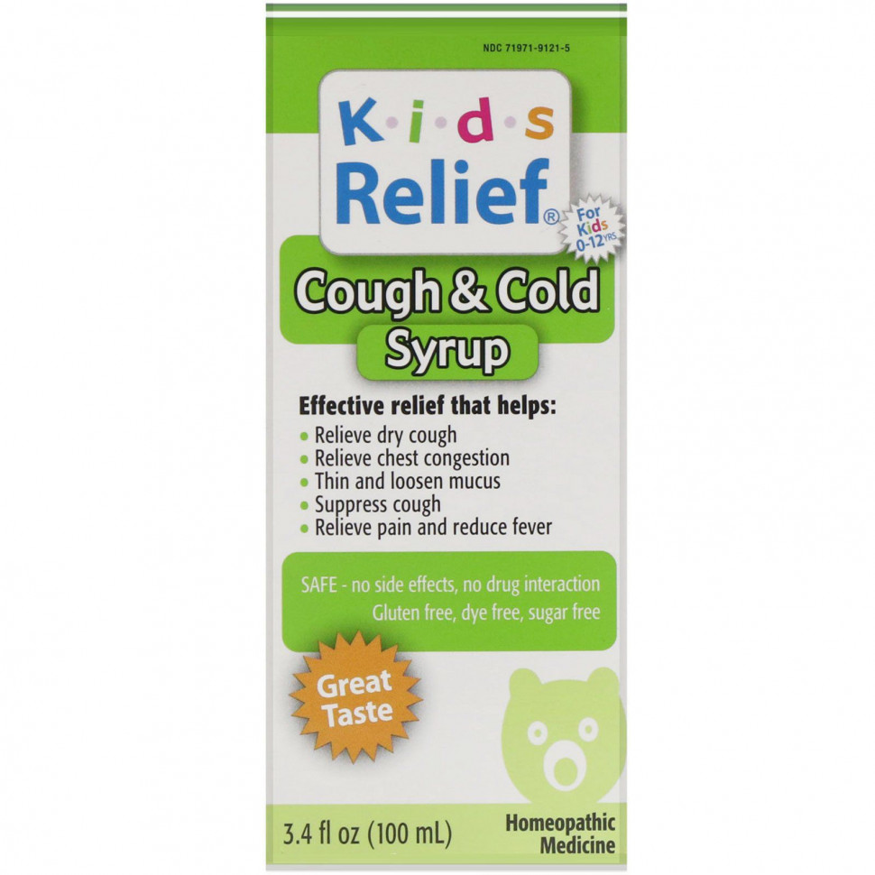   Homeolab USA, Kids Relief,     ,   012 , 100  (3,4 . )    -     -,    