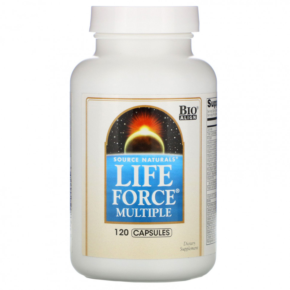   Source Naturals,  Life Force, 120     -     -,    