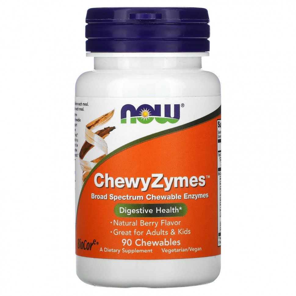   NOW Foods, ChewyZymes,   , 90      -     -,    