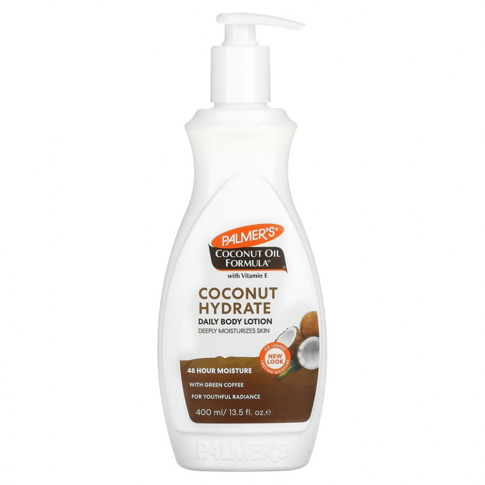   Palmer's, Coconut Oil Formula, Coconut Oil Body Lotion, 13.5 fl oz (400 ml)    -     -,    