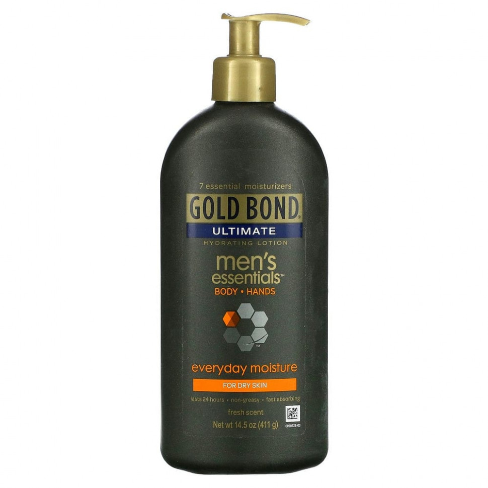   Gold Bond, Men's Essentials,   ,  , 411  (14,5 )    -     -,    