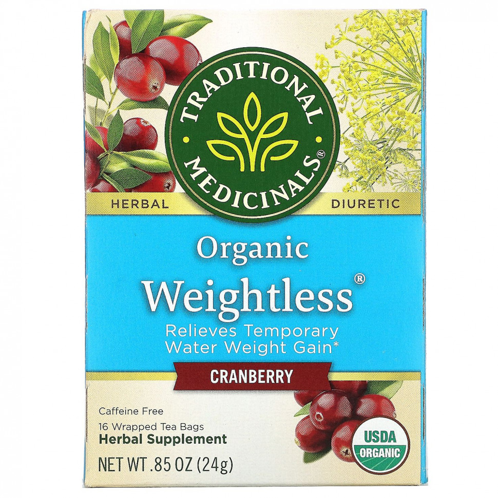   Traditional Medicinals, Organic Weightless, ,  , 16  , 24  (0,85 )    -     -,    