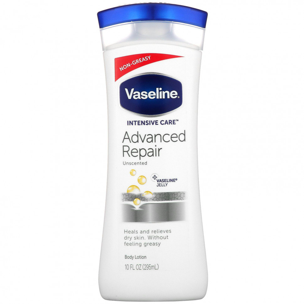   Vaseline, Intensive Care, Advanced Repair Body Lotion, Unscented , 10 fl oz (295 ml)    -     -,    