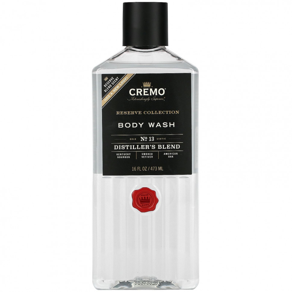   Cremo, Reserve Collection, Body Wash, No 13, Distiller's Blend, 16 fl oz (473 ml)    -     -,    