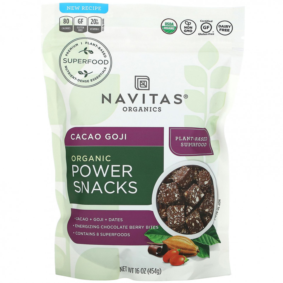   Navitas Organics, Organic Power Snack, -, 454  (16 )    -     -,    