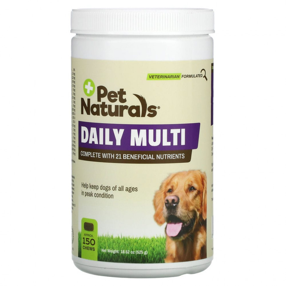   Pet Naturals of Vermont, Daily Multi,     , 525  (18,52 )    -     -,    