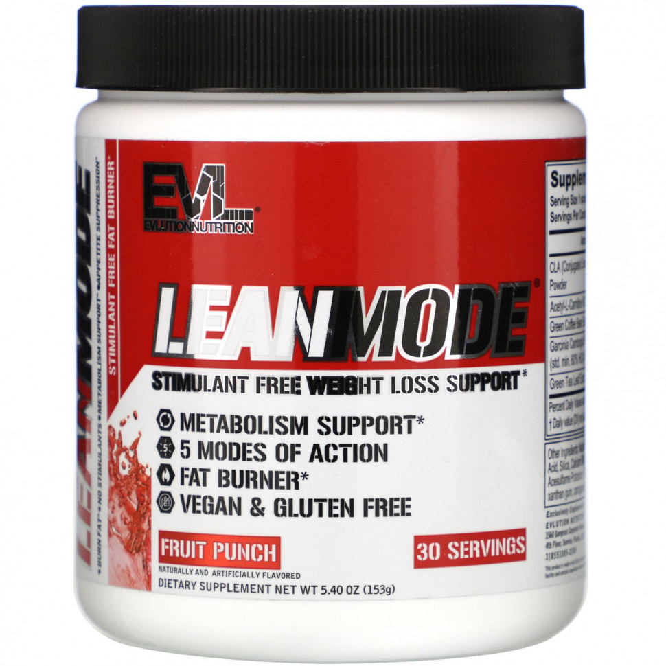   EVLution Nutrition, LeanMode,  , 153  (5,40 )    -     -,    