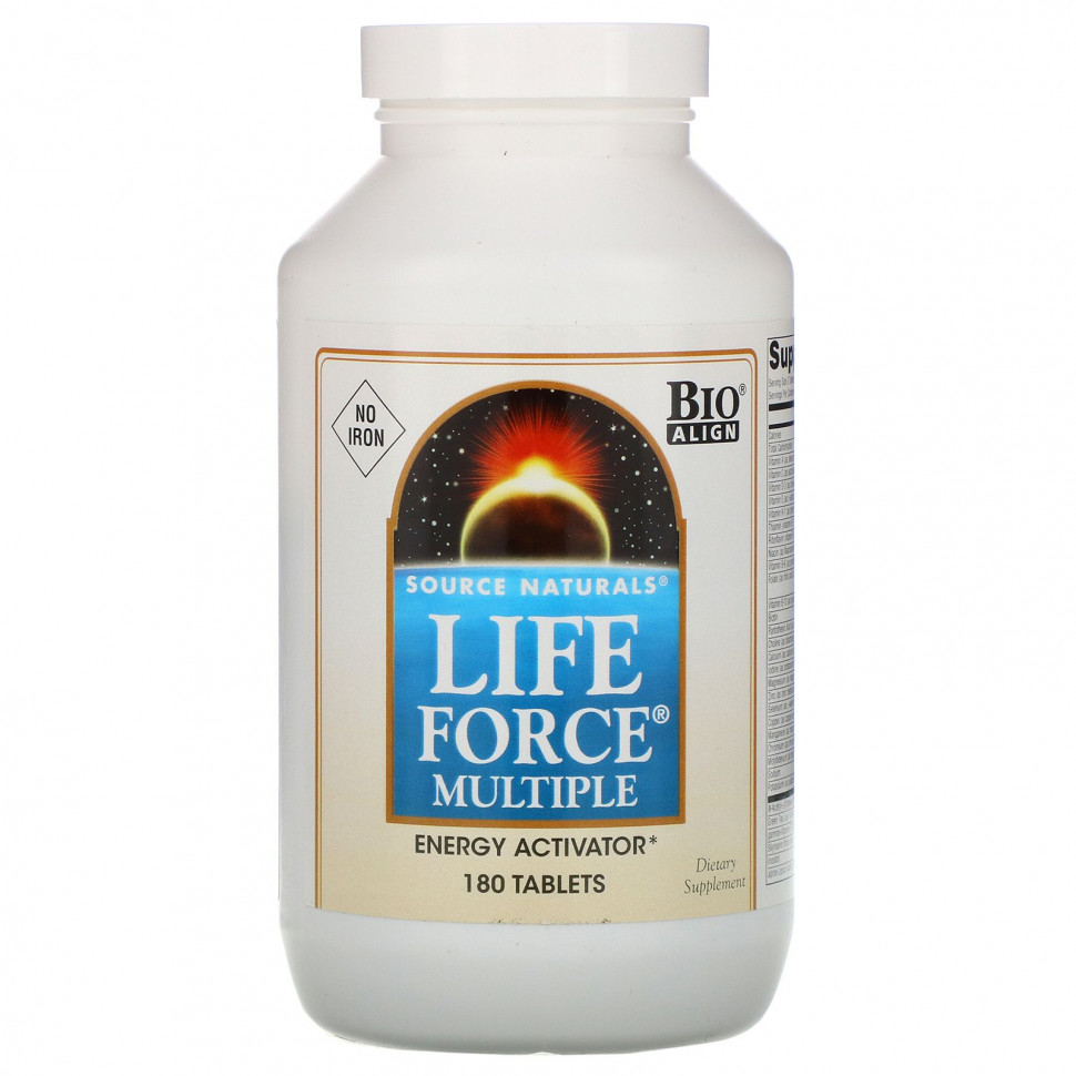   Source Naturals, Life Force Multiple,  , 180     -     -,    