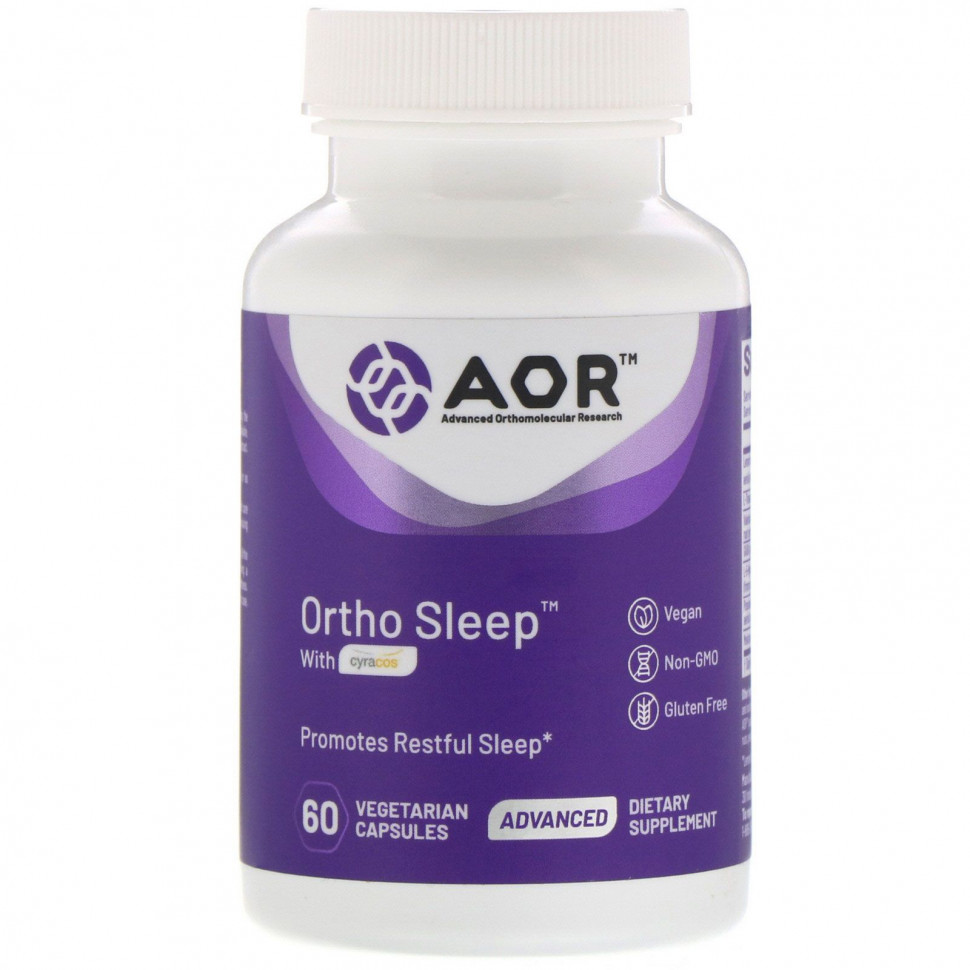   Advanced Orthomolecular Research AOR, Ortho Sleep with Cyracos, 60      -     -,    