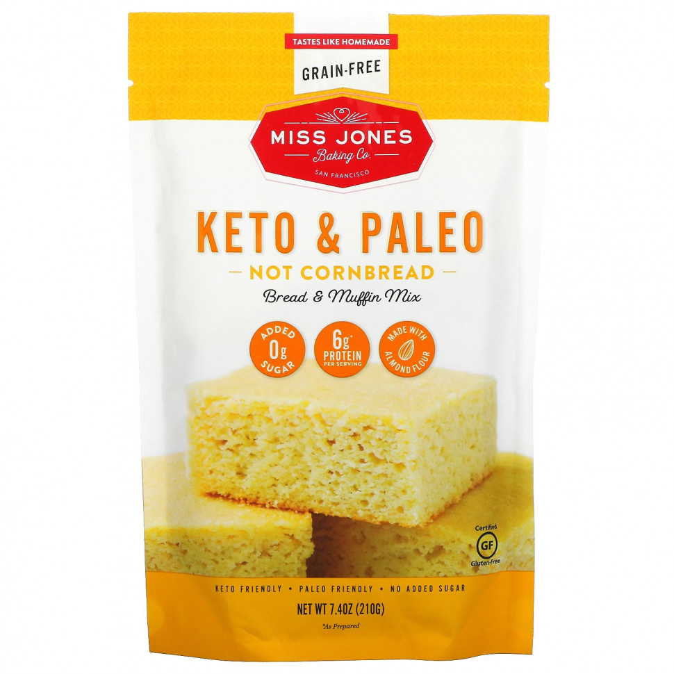   Miss Jones Baking Co, Keto & Paleo,      , 210  (7,4 )    -     -,    