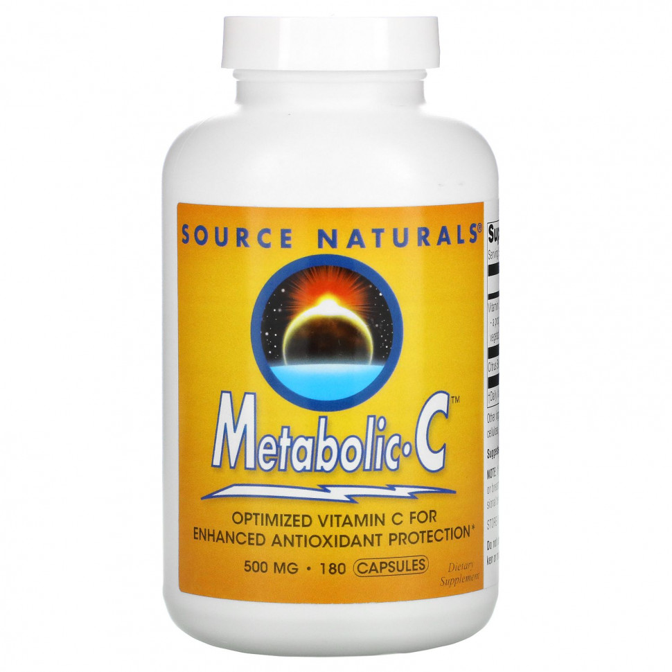   Source Naturals, Metabolic C, 500 , 180     -     -,    