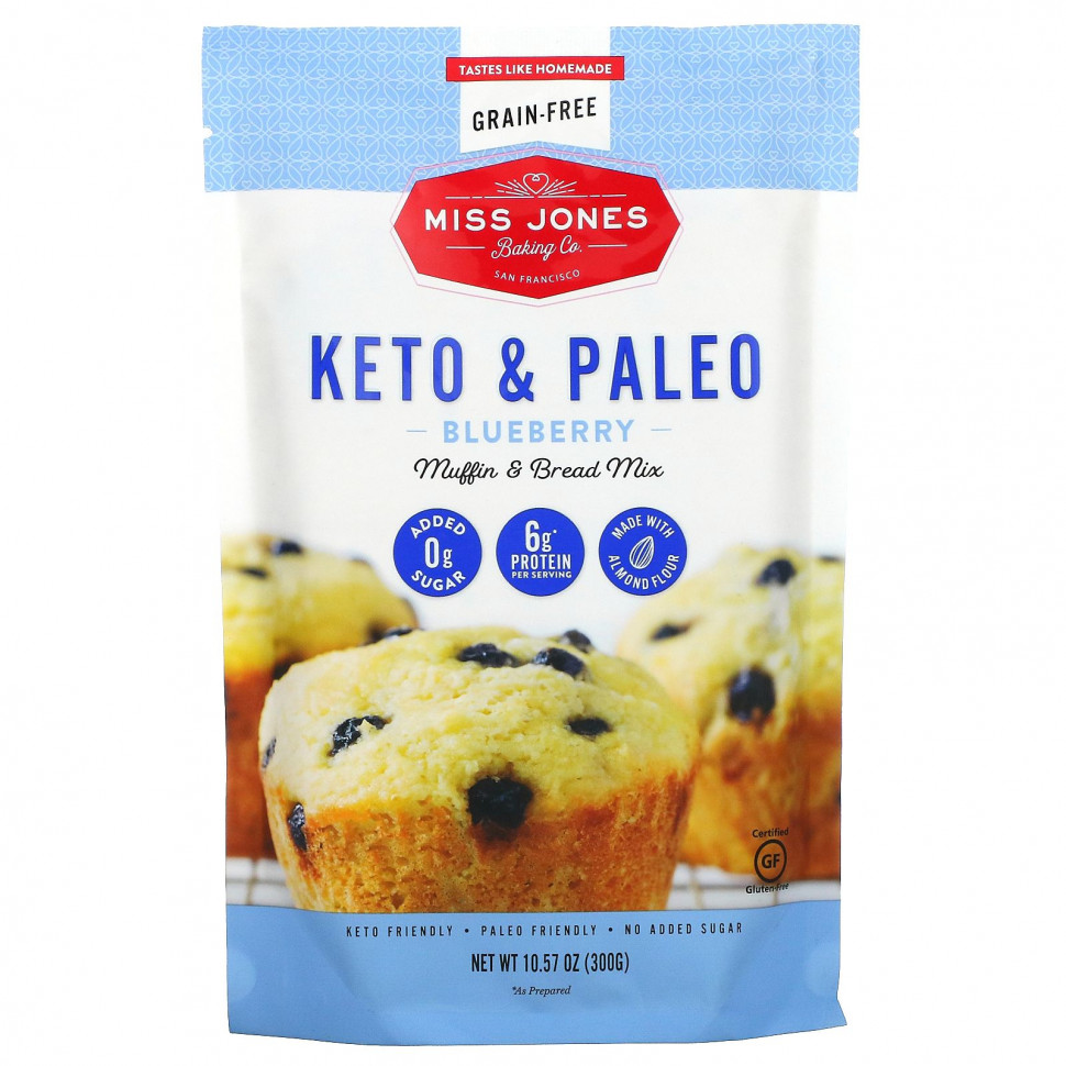   Miss Jones Baking Co, Keto & Paleo,      , 300  (10,57 )    -     -,    