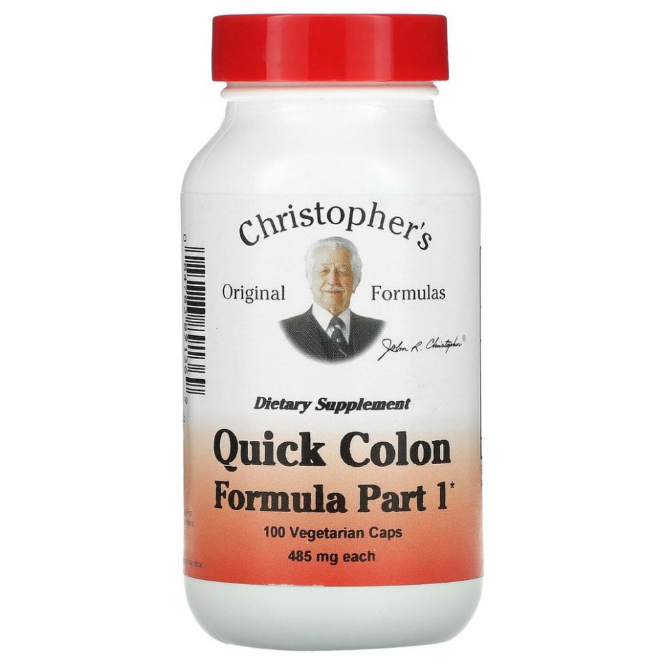   Christopher's Original Formulas, Quick Colon,    ,  1, 485 , 100      -     -,    