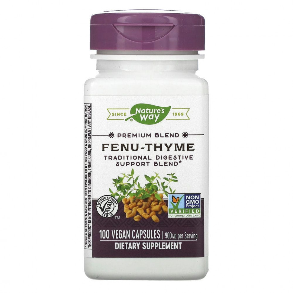   Nature's Way, Fenu-Thyme, 450 , 100      -     -,    