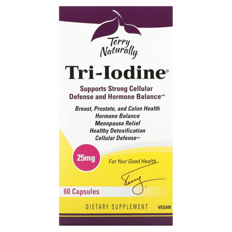   Terry Naturally, Tri-Iodine, 25 , 60     -     -,    