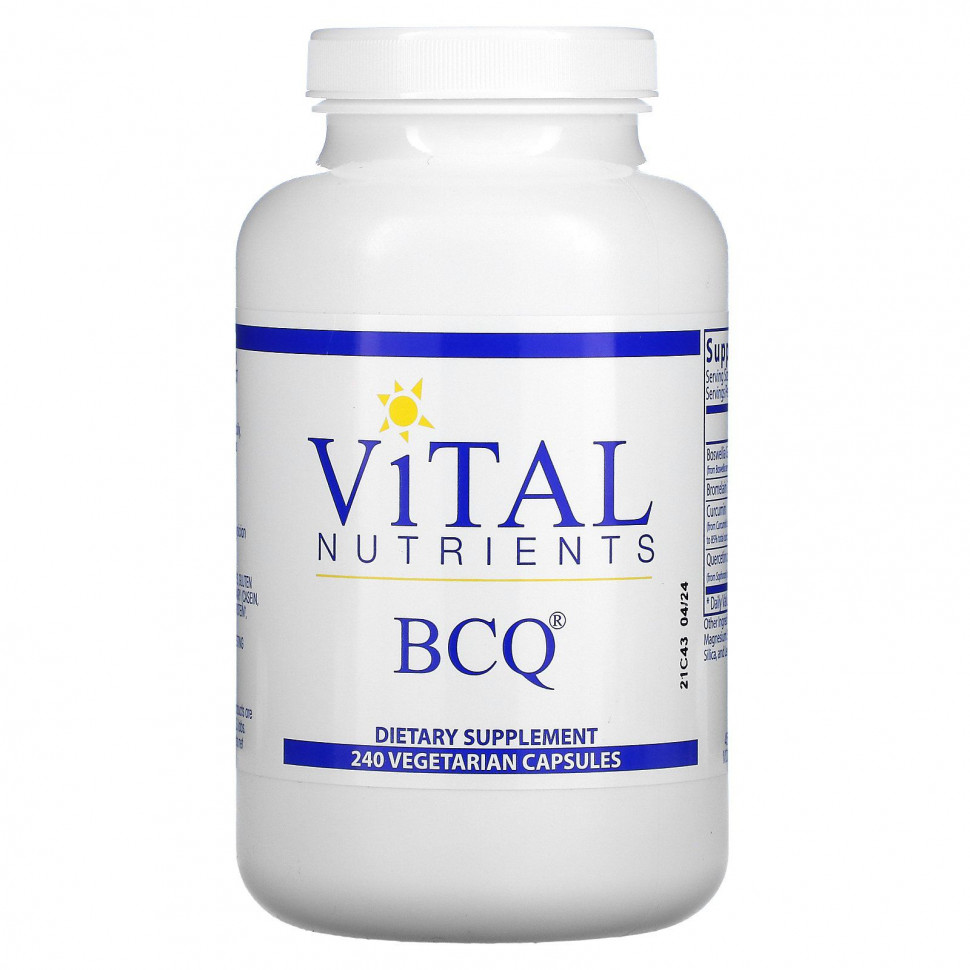   Vital Nutrients, BCQ, 240      -     -,    