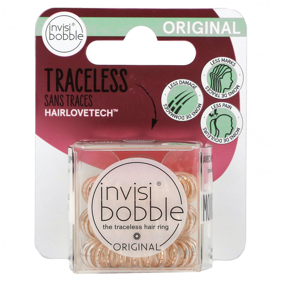   Invisibobble, Original,    , Bronze Me Pretty, 3 .      -     -,    