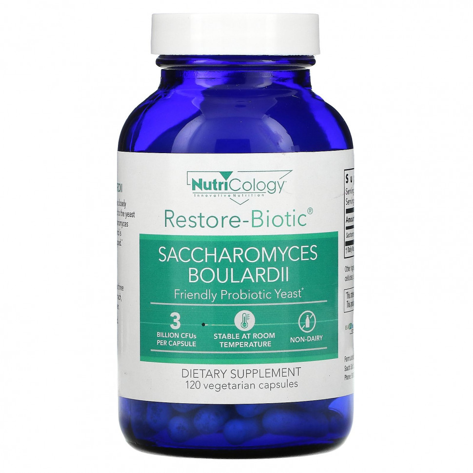   Nutricology, Restore-Biotic,  , 120      -     -,    