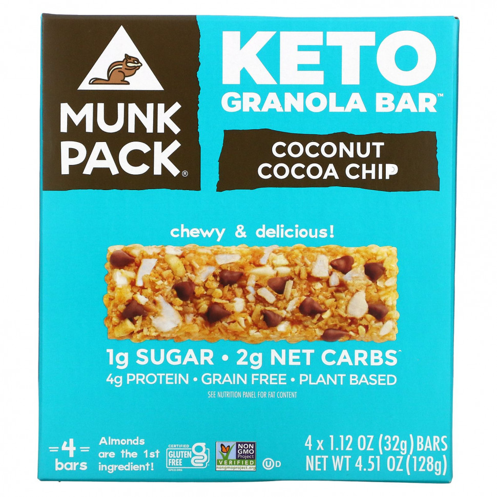   Munk Pack, Keto Granola,   -, 4 , 32  (1,12 )    -     -,    