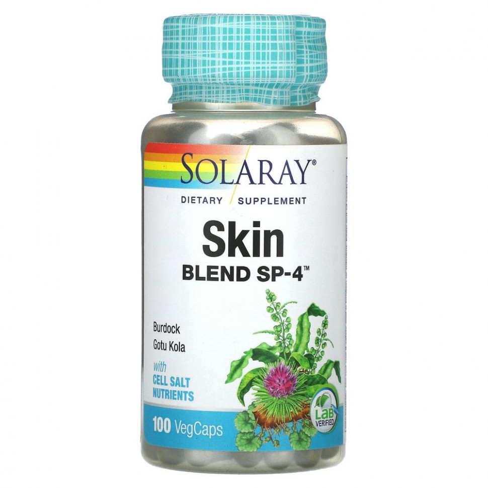   Solaray, Skin Blend, SP-4, 100      -     -,    