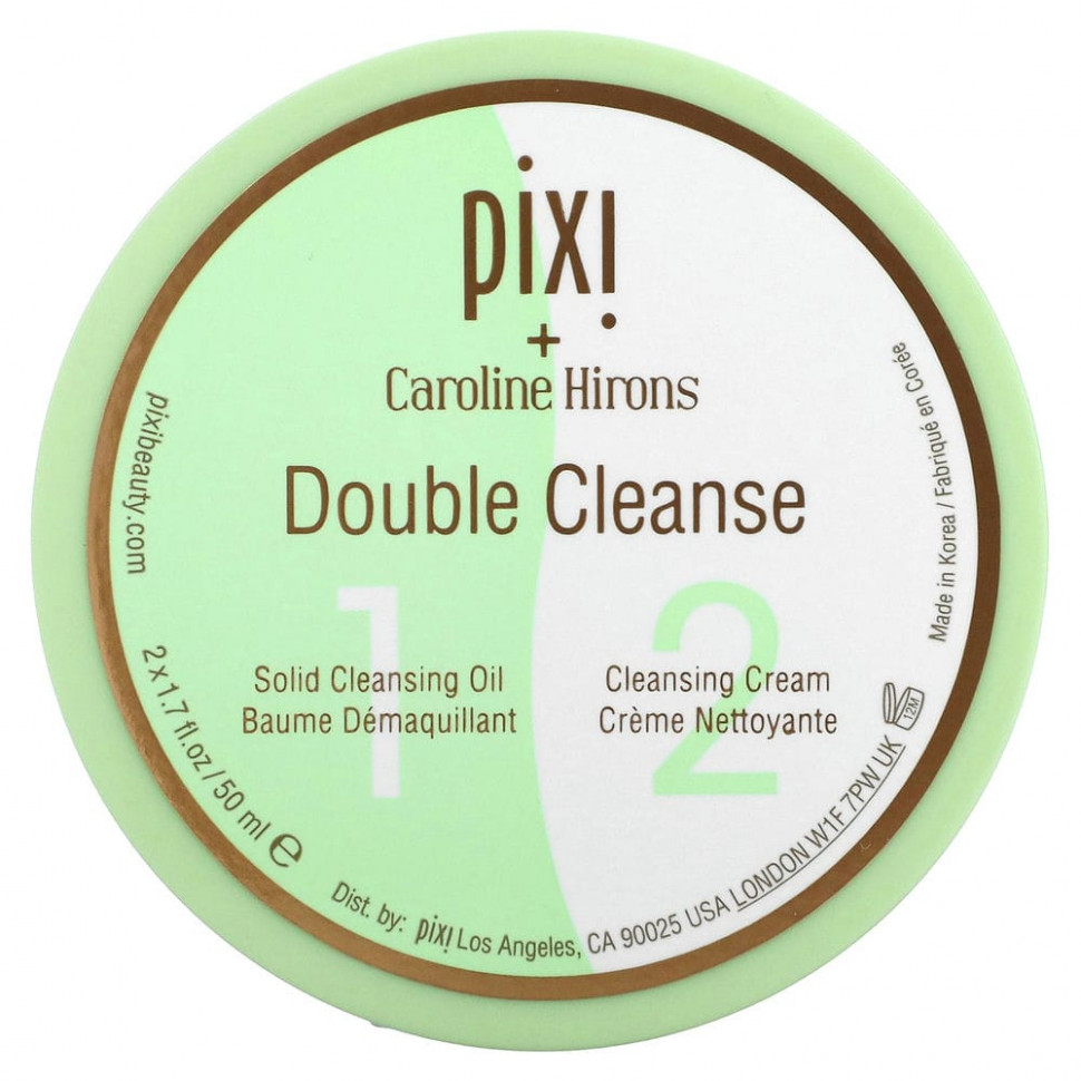   Pixi Beauty, Double Cleanse 2-in-1, 1.69 fl oz (50 ml) Each    -     -,    