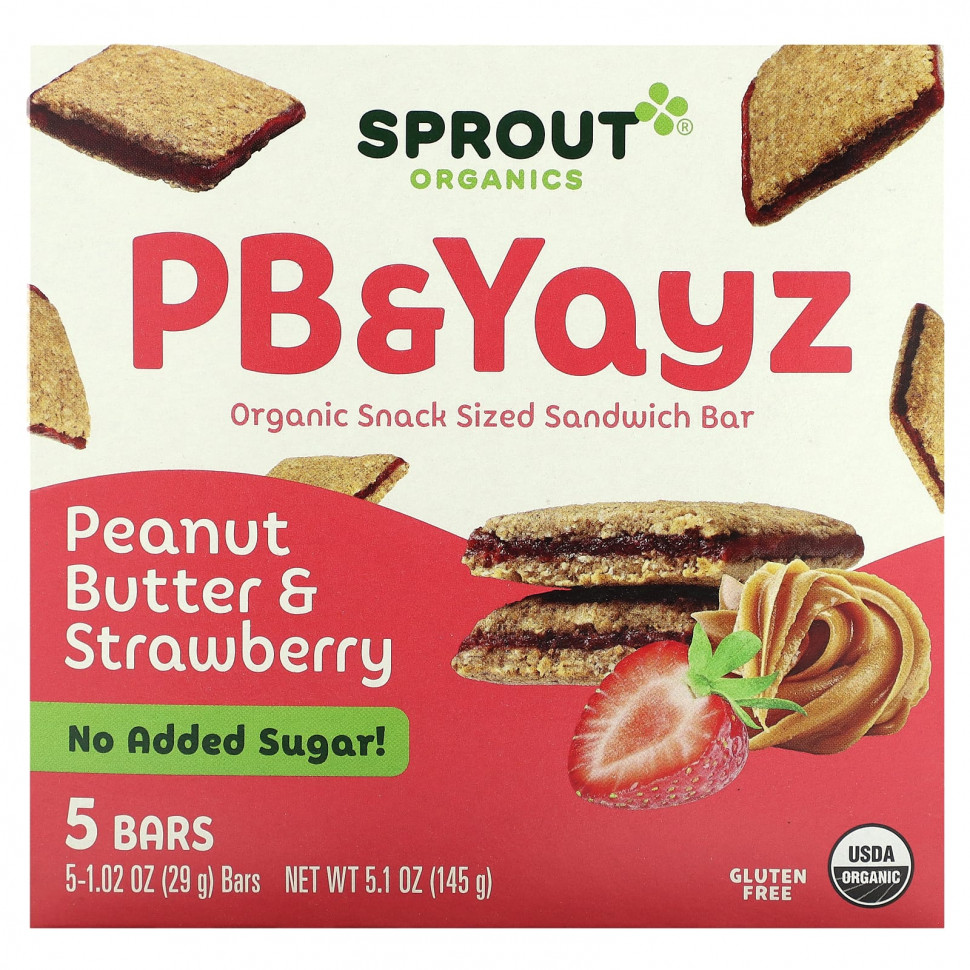   Sprout Organics, PB & Yayz,  -  ,     , 5 , 29  (1,02 )    -     -,    