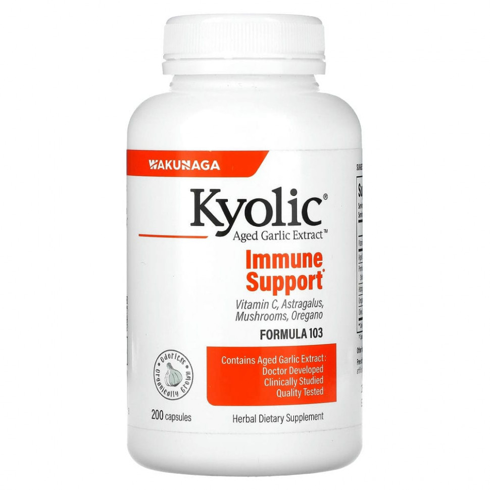   Kyolic, Aged Garlic Extract,   ,  ,  103, 200     -     -,    