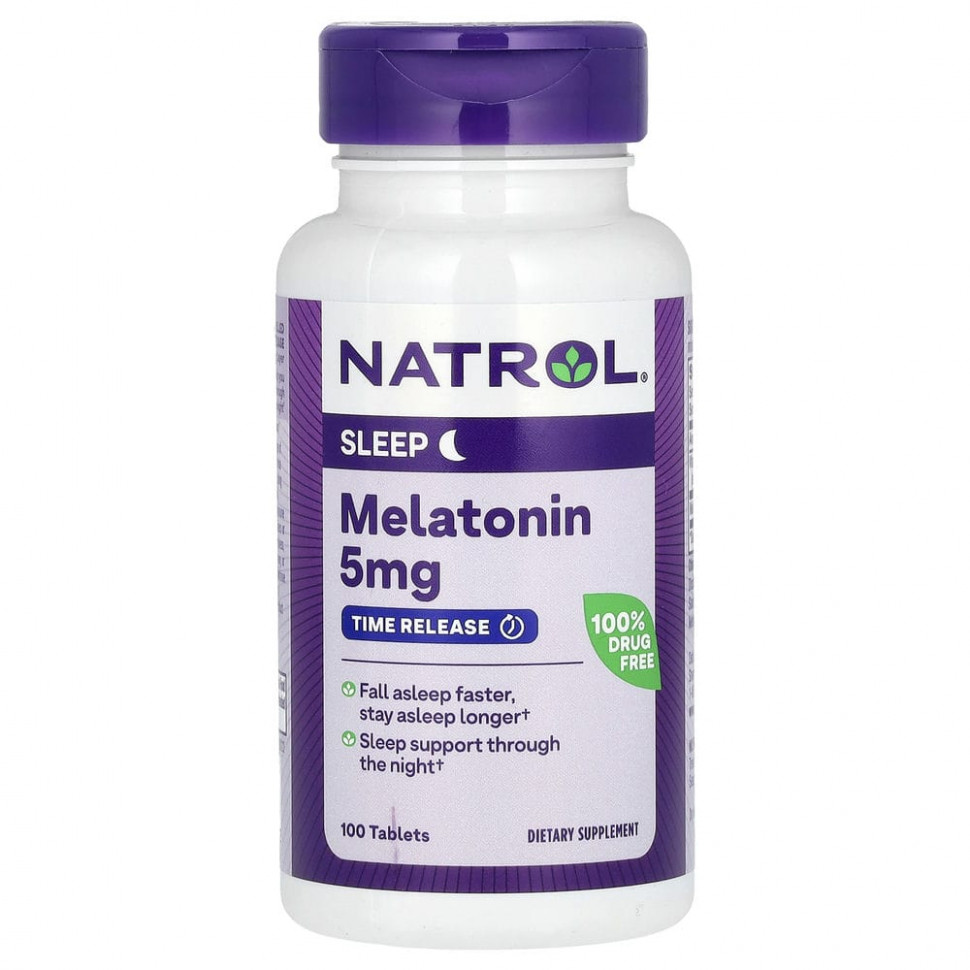   Natrol, ,  ,    , 5 , 100     -     -,    