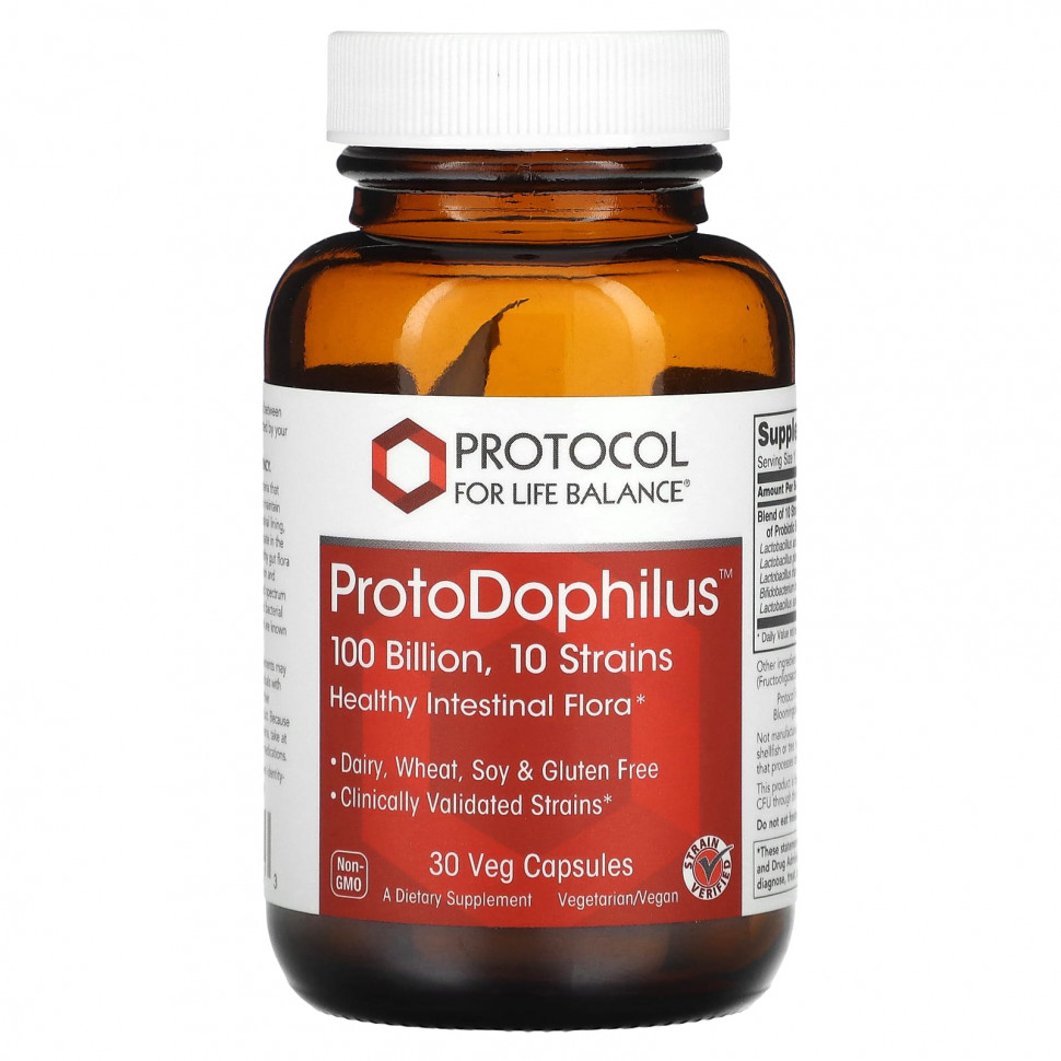   Protocol for Life Balance, ProtoDophilus, 100 , 30      -     -,    