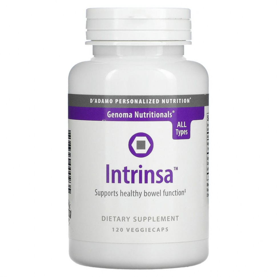   D'adamo, Genoma Nutritionals, Intrinsa,   , 120      -     -,    