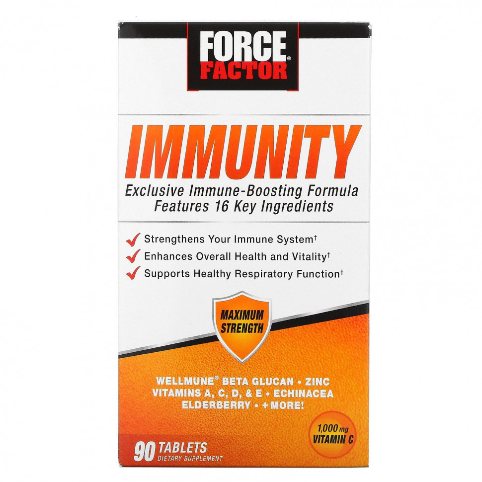   Force Factor, Immunity,    , 1000 , 90     -     -,    