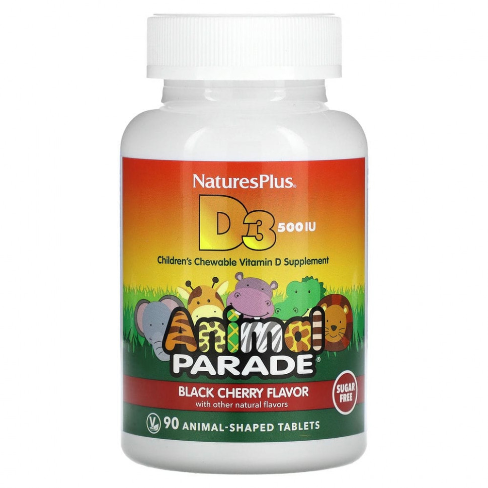   NaturesPlus, Source of Life, Animal Parade,  D3,  ,    , 12,5  (500 ), 90        -     -,    