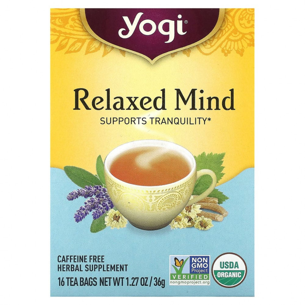   Yogi Tea, Relaxed Mind,   , 16  , 32  (1,12 )    -     -,    