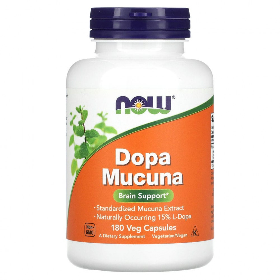   NOW Foods, Dopa Mucuna, 180      -     -,    