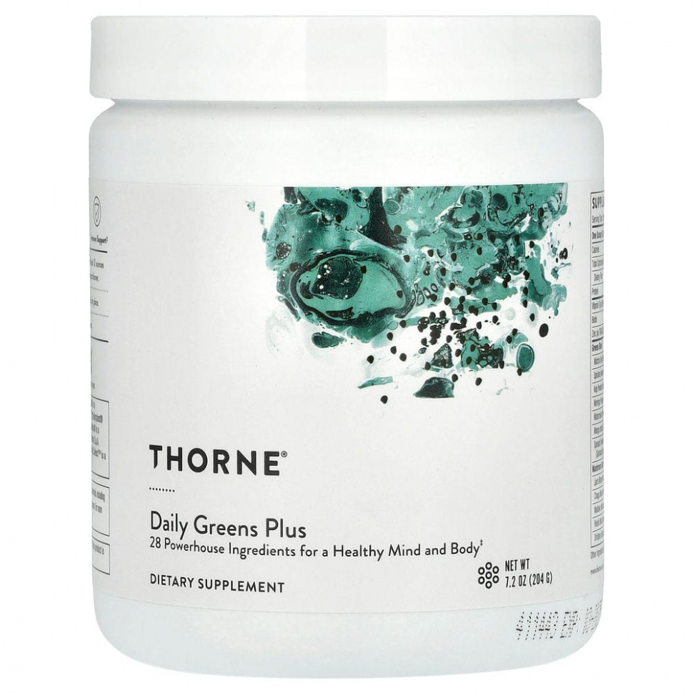   Thorne Research, Daily Greens Plus,    , 189  (6,7 )    -     -,    