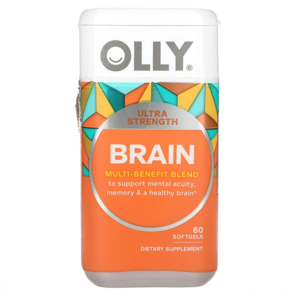   OLLY, Ultra Strength Brain, 60      -     -,    