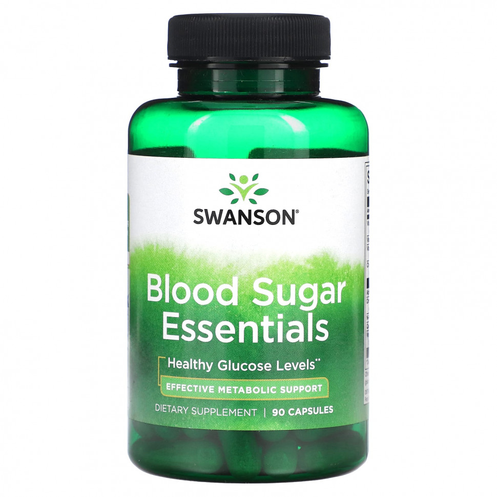   Swanson, Blood Sugar Essentials, 90     -     -,    