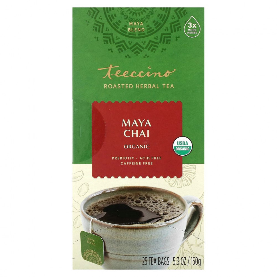   Teeccino,    , Maya Chai,  , 25  , 150  (5,3 )    -     -,    