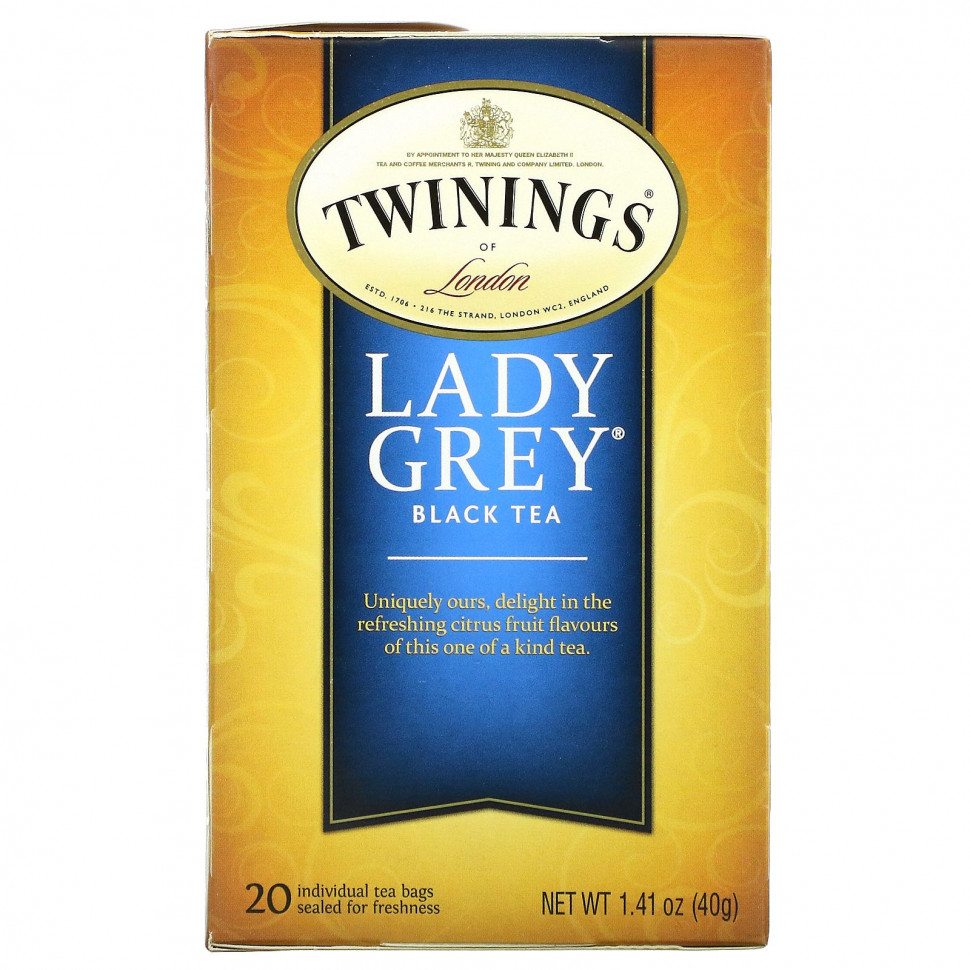   Twinings,   Lady Grey, 20  , 40  (1,41 )    -     -,    