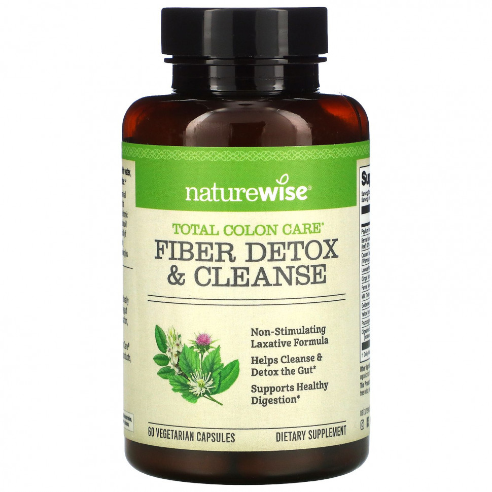   NatureWise, Fiber Detox & Cleanse, 60      -     -,    