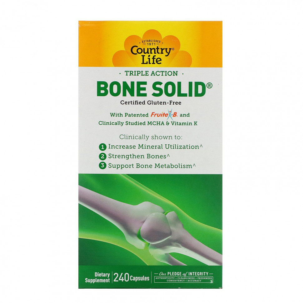   Country Life, Triple Action Bone Solid, 240     -     -,    