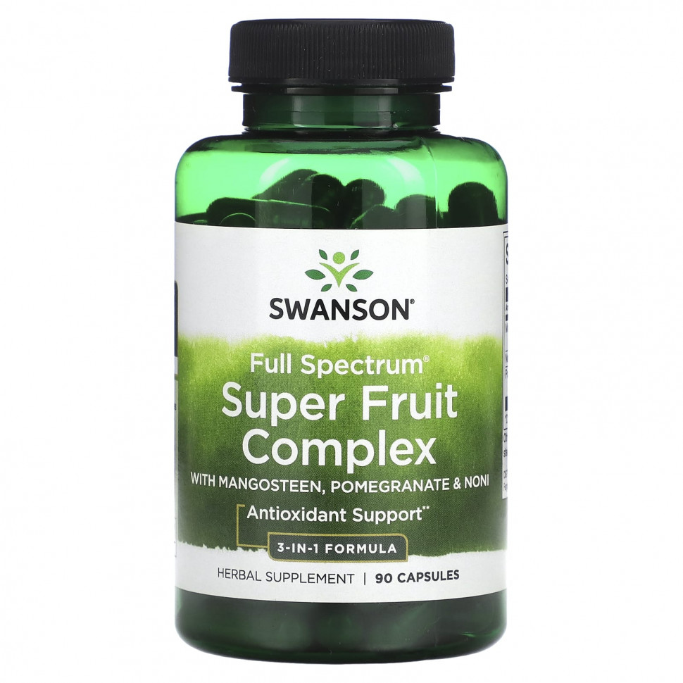   Swanson, Full Spectrum Super Fruit Complex, 90     -     -,    