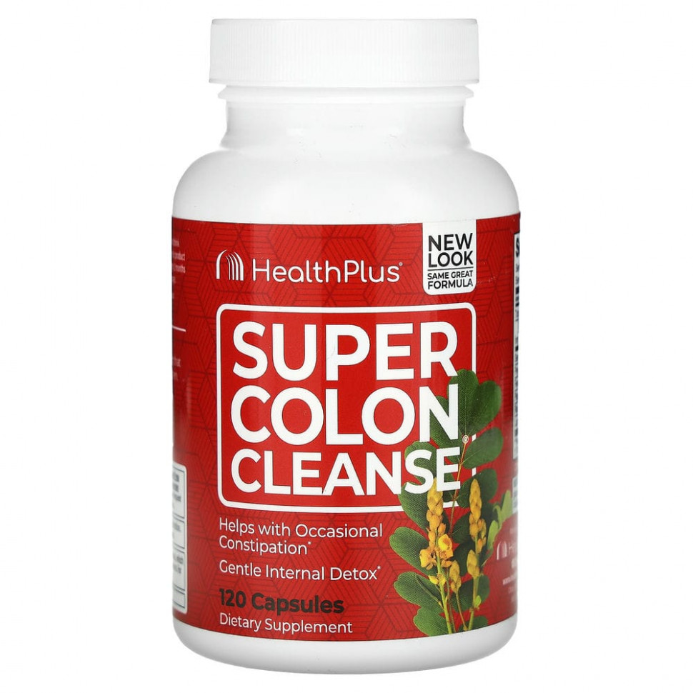   Health Plus, Super Colon Cleanse, 120     -     -,    