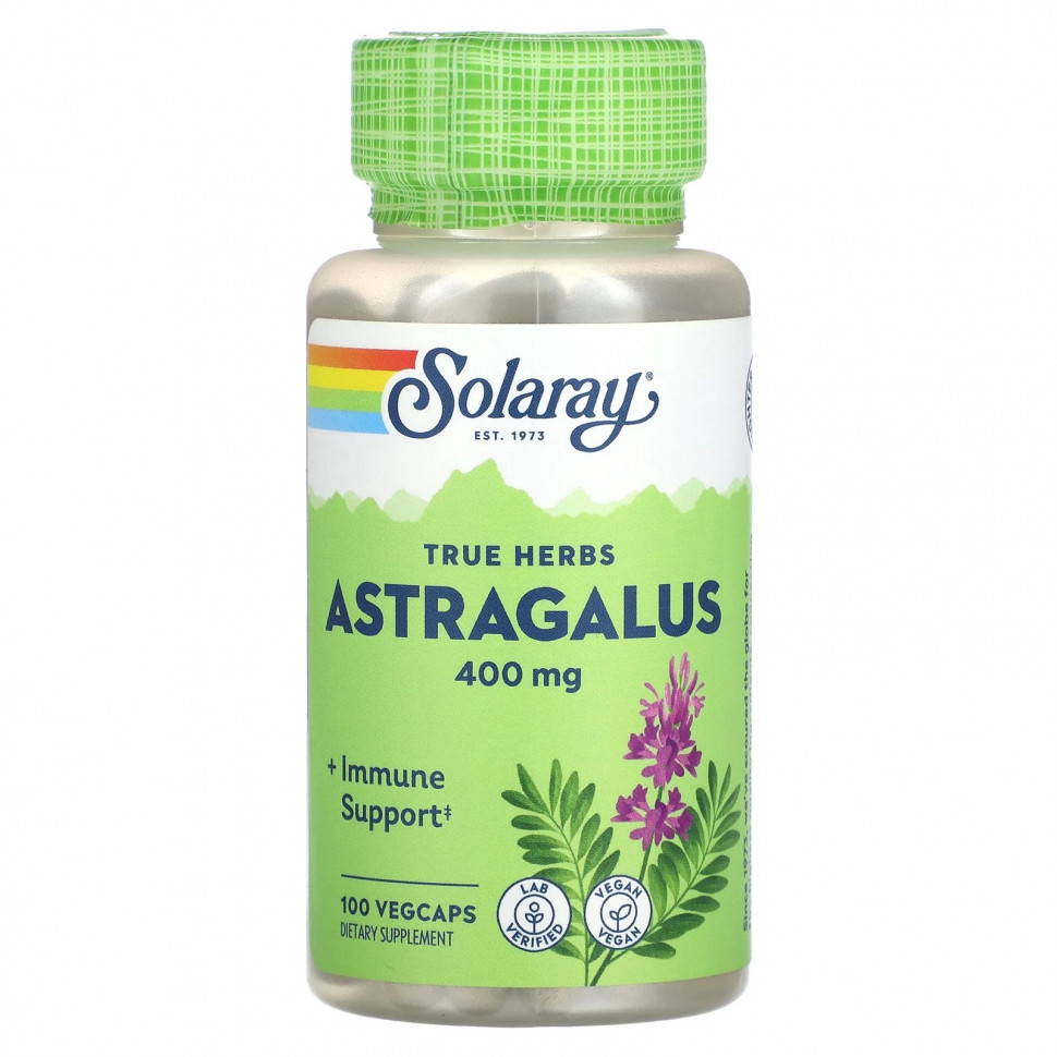   Solaray, True Herbs, , 400 , 100      -     -,    