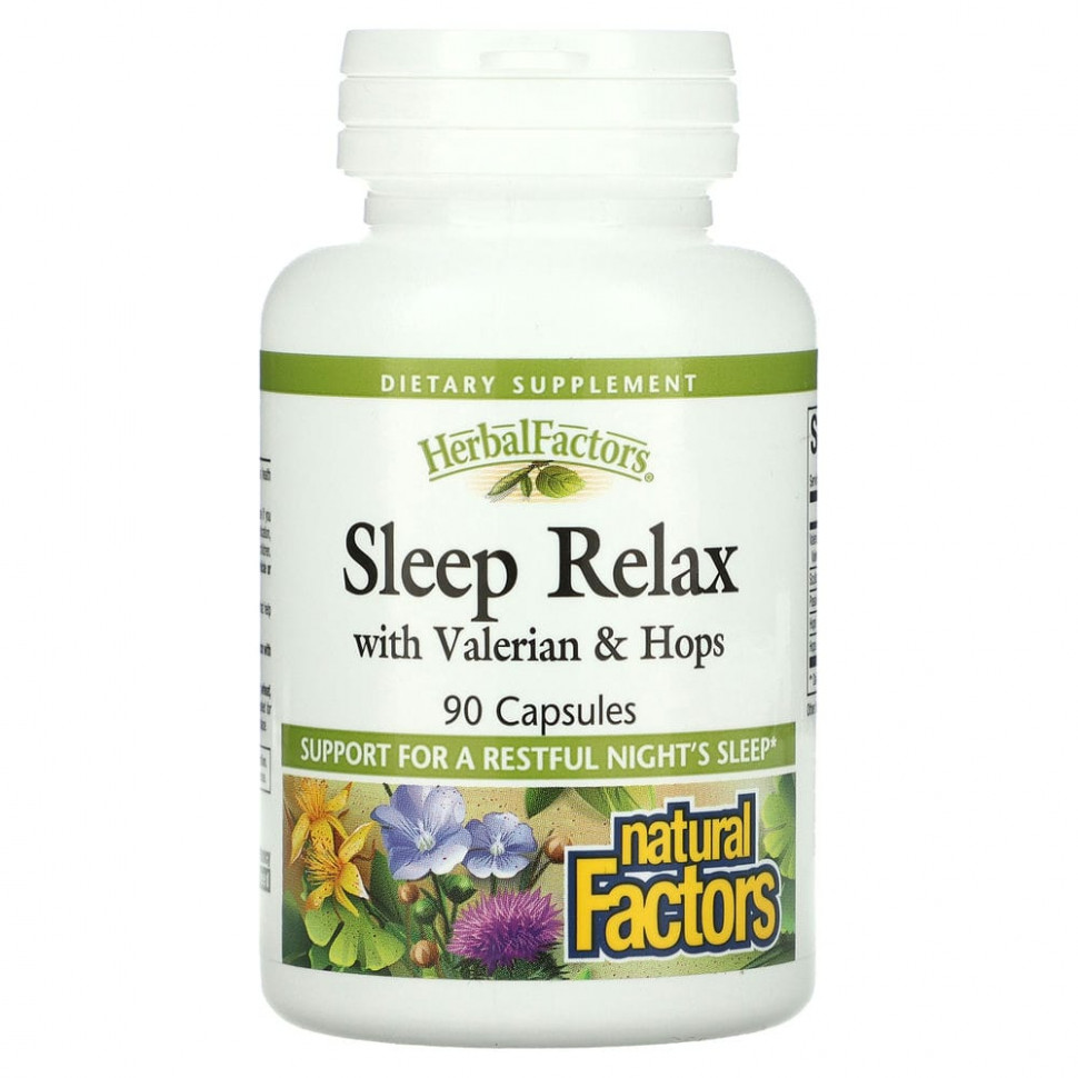   Natural Factors, Sleep Relax,    , 90     -     -,    