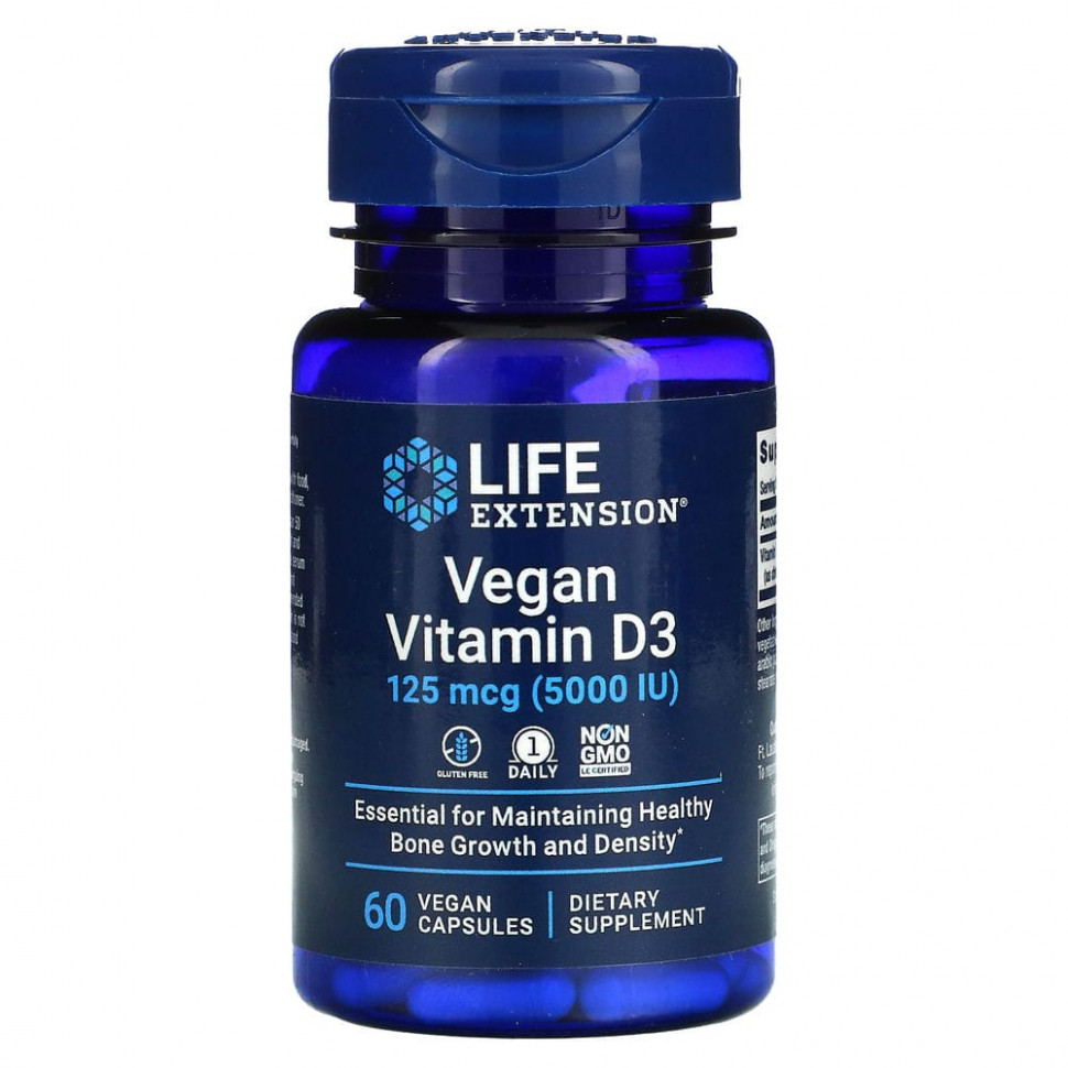   Life Extension,   D3, 125  (5000 ), 60      -     -,    