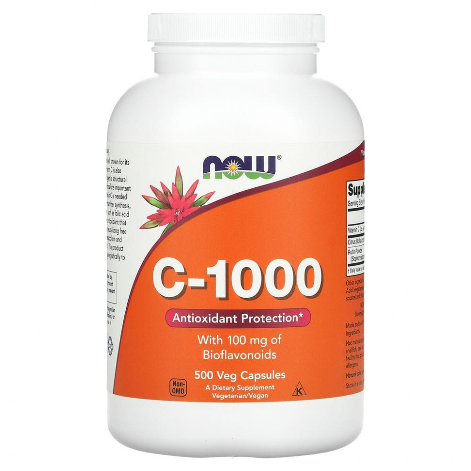   NOW Foods, C-1000,  , 500      -     -,    